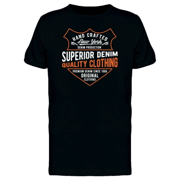 Superior Denim Quality Clothing T-Shirt Men -Image by Shutterstock, Male 3X-Large