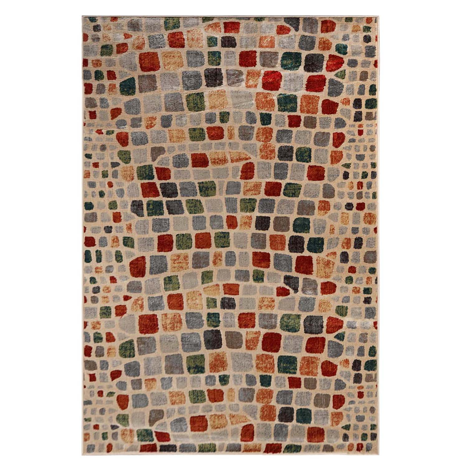 Superior Dexter Abstract Cobblestone Indoor Area Rug, 4' x 6' - Walmart.com