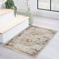 thumbnail image 1 of Superior Dove Rustic Washable Indoor Area Rug, 3' x 5', Cream, 1 of 13