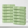 thumbnail image 1 of Superior Eco-Friendly Cotton 12-Piece, Terrace Green, Washcloth Set, 1 of 8