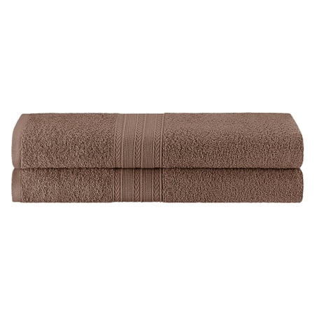 Superior Eco-Friendly Cotton 2-Piece, Coffee, Bath Sheet Set