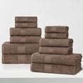 thumbnail image 1 of Superior Eco-Friendly Cotton Solid 12-Piece Copper Towel Set, 1 of 8