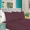 thumbnail image 1 of Superior Egyptian Cotton 1000 TC Extra Deep Pocket Plum Sheets, King, 1 of 8