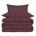 thumbnail image 1 of Superior Egyptian Cotton 1000 TC&nbsp;Plum Duvet Set, King/ California King, 1 of 6