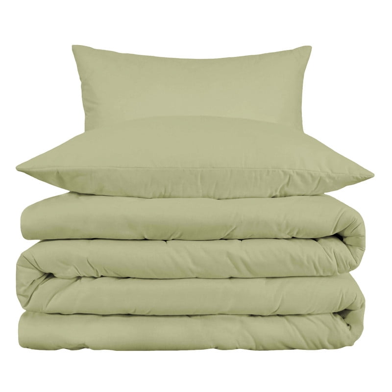 Superior Egyptian Cotton 1000 TC&nbsp;Sage Duvet Set, King/ California King