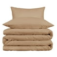 thumbnail image 1 of Superior Egyptian Cotton 1000 TC&nbsp;Tan Duvet Set, Full/ Queen, 1 of 6