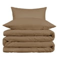 thumbnail image 1 of Superior Egyptian Cotton 1000 TC&nbsp;Taupe Duvet Set, King/ California King, 1 of 6