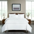 thumbnail image 1 of Superior Egyptian Cotton 1200 TC Embroidered White/White Duvet Set, King/California King, 1 of 8