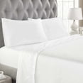 thumbnail image 1 of Superior Egyptian Cotton 1200 TC Embroidered White/White Sheet Set, Queen, 1 of 13