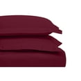 thumbnail image 1 of Superior Egyptian Cotton 1200 TC Solid Burgundy Duvet Set, Full/Queen, 1 of 8