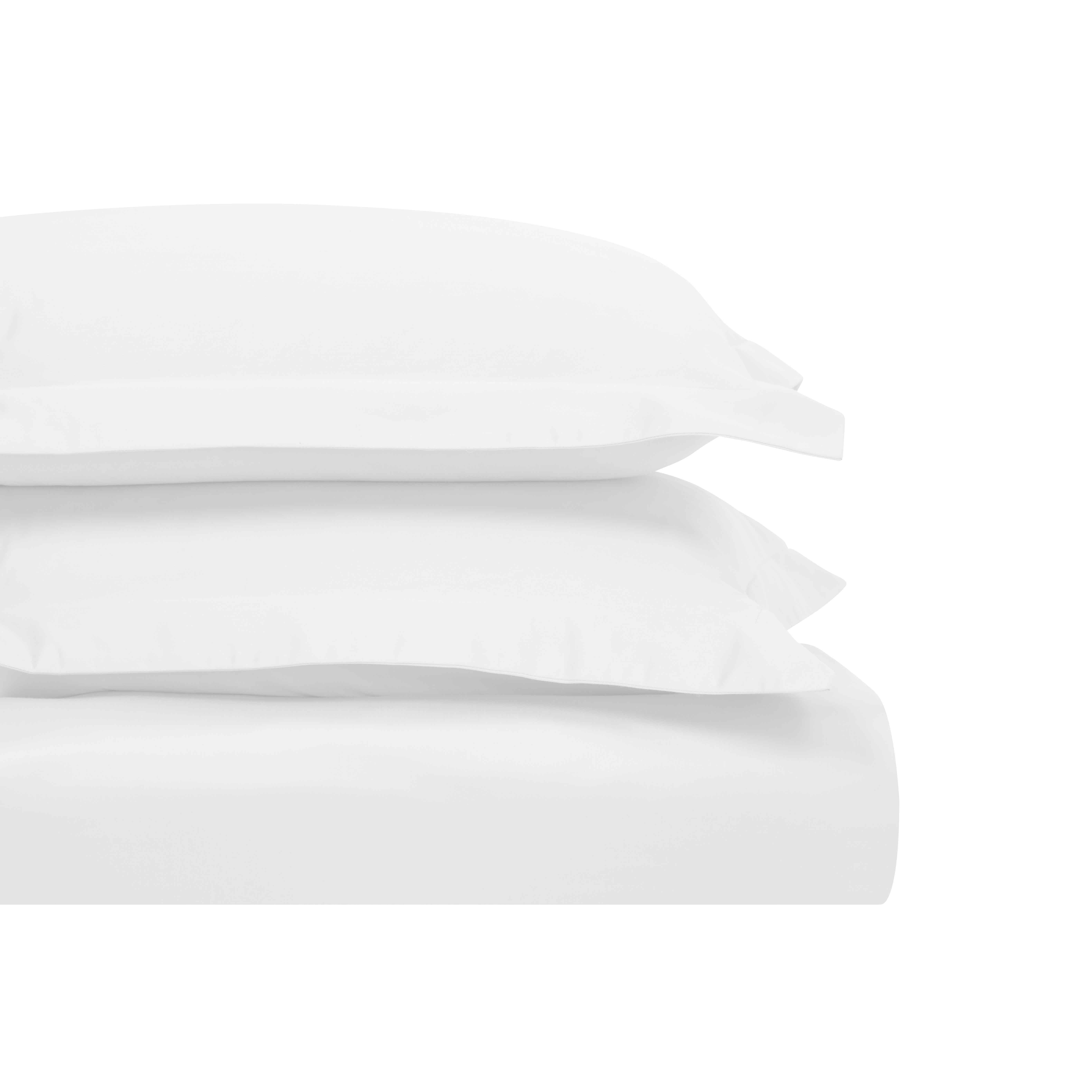 Superior Egyptian Cotton Duvet Cover Set, King/ Cal King, White