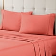 thumbnail image 1 of Superior Egyptian Cotton 2 Piece Pillowcase Set, King, Coral, 1 of 5