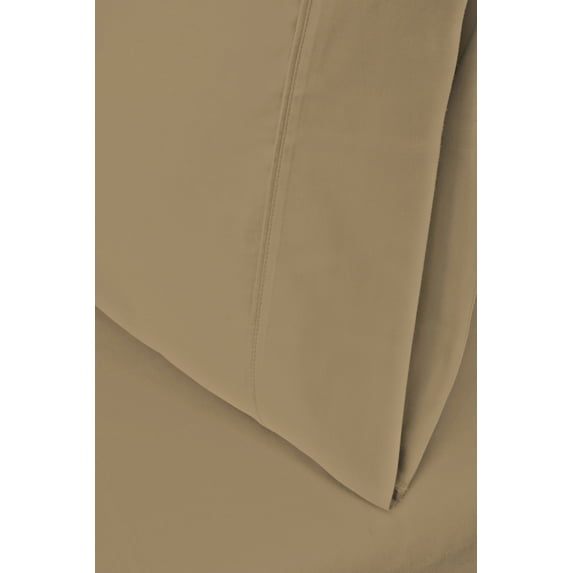 Superior Egyptian Cotton 2 Piece Pillowcase Set, King, Tan