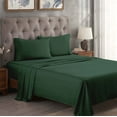 thumbnail image 1 of Superior Egyptian Cotton 300 Thread Count Deep Pocket Sheet Set, King, Hunter Green, 1 of 10