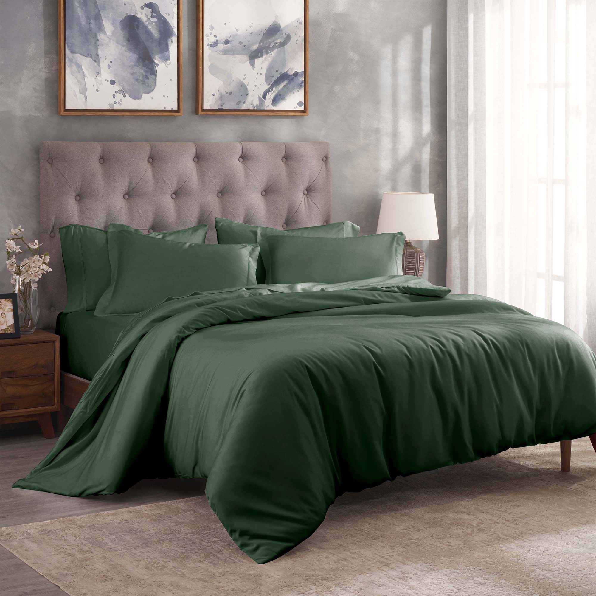 Superior Egyptian Cotton 300 Thread Count Duvet Cover Set, King