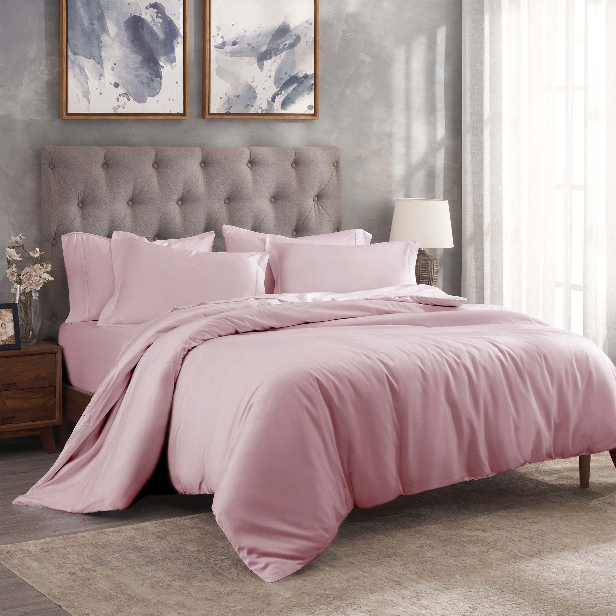 Lavender Twin Egyptian Cotton Duvet Cover Set