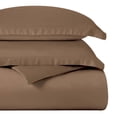 thumbnail image 1 of Superior Egyptian Cotton 400 Thread Count Duvet Cover Set, Full/Queen, Taupe, 1 of 6
