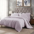 thumbnail image 1 of Superior Egyptian Cotton 400 Thread Count Duvet Cover Set, King/California King, Lilac, 1 of 11