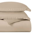 thumbnail image 1 of Superior Egyptian Cotton 400 Thread Count Duvet Cover Set, King/California King, Tan, 1 of 6