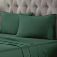 thumbnail image 1 of Superior Egyptian Cotton 400 Thread Count Pillowcases, Set of 2, Standard, Hunter Green, 1 of 5