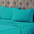 thumbnail image 1 of Superior Egyptian Cotton 400 Thread Count Pillowcases, Set of 2, Standard, Teal, 1 of 5