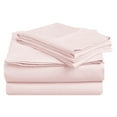 thumbnail image 1 of Superior Egyptian Cotton 400 Tread Count Solid Sheet Set, Full, Pink, 1 of 3