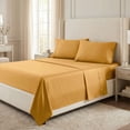 thumbnail image 1 of Superior Egyptian Cotton 530 Thread Count Deep Pocket Sheet Set, California King Size, Gold, 1 of 6