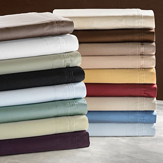 Superior Egyptian Cotton 650 Thread Count Olympic Queen Sheet Set Taupe