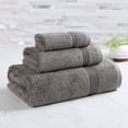 thumbnail image 1 of Superior Egyptian Cotton Absorbent 3-Piece Charcoal Towel Set, 1 of 13