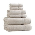 thumbnail image 1 of Superior Egyptian Cotton Absorbent 6-Piece Stone Towel Set, 1 of 13