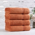 thumbnail image 1 of Superior Egyptian Cotton Absorbent Caramel Brown Bath Towel Set of 2, 1 of 13