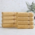 thumbnail image 1 of Superior Egyptian Cotton Absorbent Gold Hand Towel Set of 8, 1 of 13