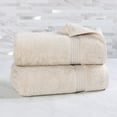 thumbnail image 1 of Superior Egyptian Cotton Absorbent Stone Bath Sheet Set of 2, 1 of 15