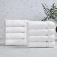 thumbnail image 1 of Superior Egyptian Cotton Absorbent White Hand Towel Set of 8, 1 of 13