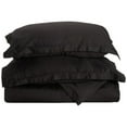 thumbnail image 1 of Superior Egyptian Cotton Duvet Cover Set, Full/ Queen, Black, 1 of 2