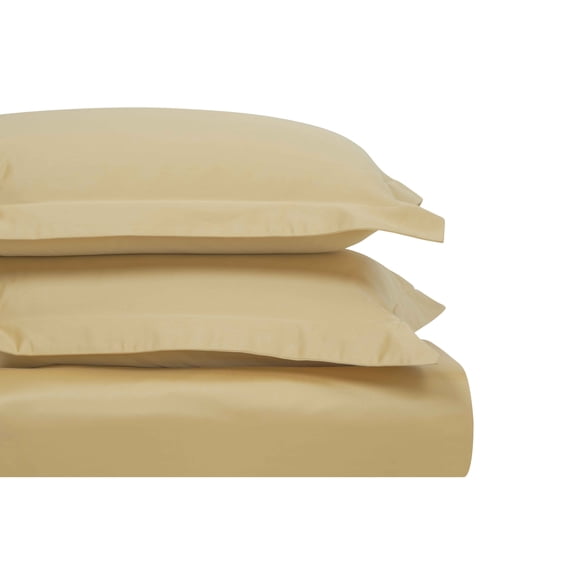 Superior Egyptian Cotton Duvet Cover Set, Full/ Queen, Gold
