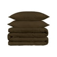 thumbnail image 1 of Superior Egyptian Cotton Duvet Cover Set, Full/ Queen, Mocha, 1 of 7