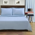thumbnail image 1 of Superior Egyptian Cotton Duvet Cover Set, Full/ Queen, Navy Blue, 1 of 3