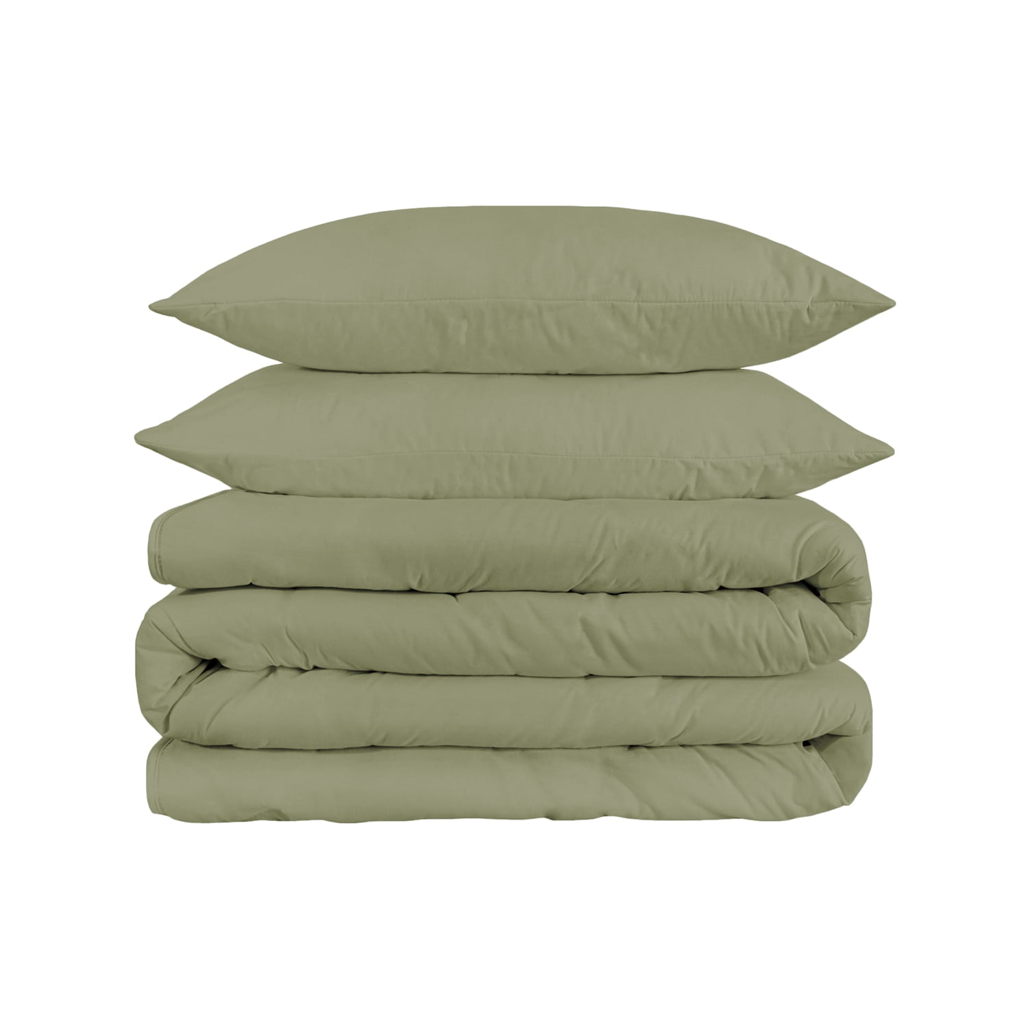 Superior Egyptian Cotton Duvet Cover Set, Full/ Queen, Sage