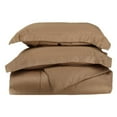 thumbnail image 1 of Superior Egyptian Cotton Duvet Cover Set, Full/ Queen, Taupe, 1 of 2