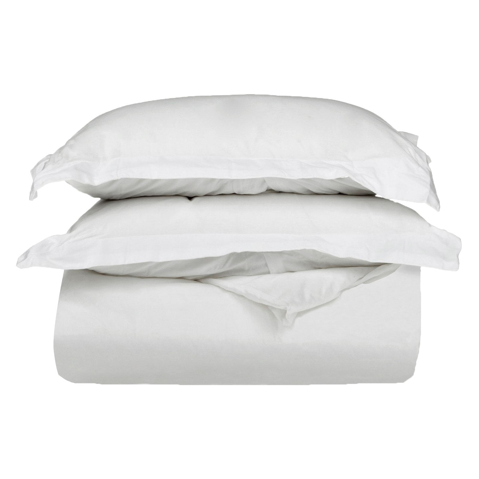 Superior Egyptian Cotton Duvet Cover Set, Full/ Queen, White