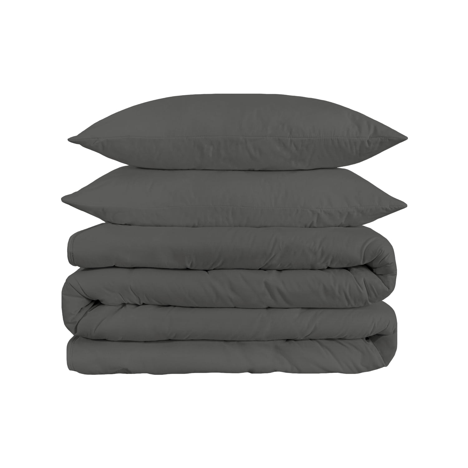 Superior Egyptian Cotton Duvet Cover Set, King/ Cal King, Grey