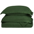 thumbnail image 1 of Superior Egyptian Cotton Duvet Cover Set, King/ Cal King, Hunter Green, 1 of 6