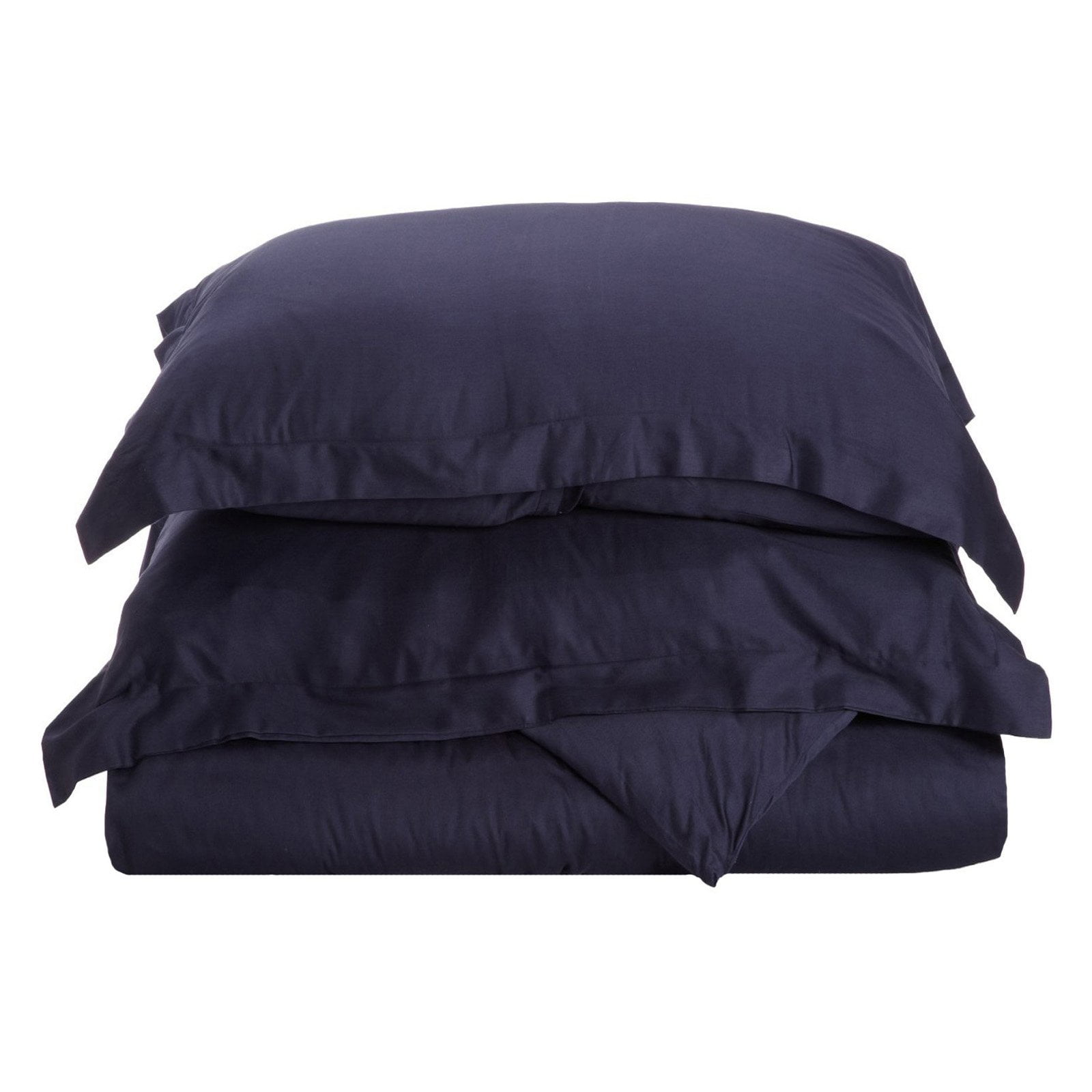 Superior Egyptian Cotton Duvet Cover Set, Twin, Navy Blue