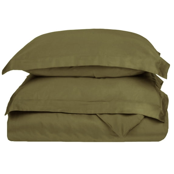 Superior Egyptian Cotton Duvet Cover Set, Twin, Sage