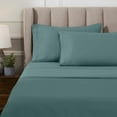 thumbnail image 1 of Superior 1000 Thread Count Egyptian Cotton Sheet Set, Deep Pocket Sheets, California King, Deep Sea, 1 of 13
