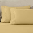 thumbnail image 1 of Superior Egyptian Cotton Eco-Friendly 1200 TC Sheet Set, Full, Gold, 1 of 13