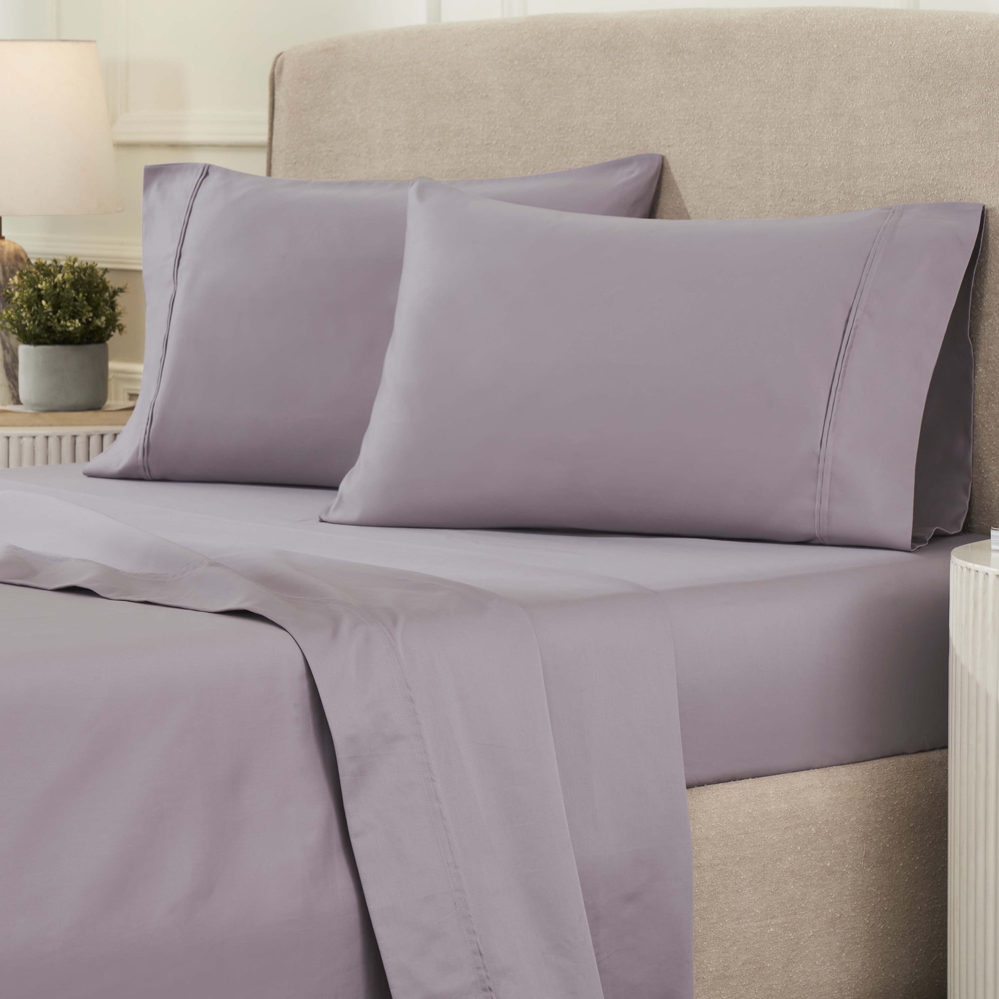 Superior Egyptian Cotton Eco-Friendly 1200 TC Sheet Set, Full, Zephyr