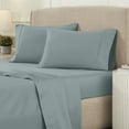 thumbnail image 1 of Superior Egyptian Cotton Eco-Friendly 1200 TC Sheet Set, King, Teal, 1 of 13