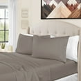thumbnail image 1 of Superior Egyptian Cotton Deep Pocket 1500 TC Sheet Set, Full, Grey, 1 of 4